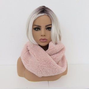 Jenni Pink Blush Loop Twist Scarf One Size